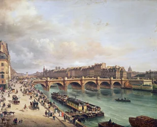 Utsikt over Pont Neuf, 1832